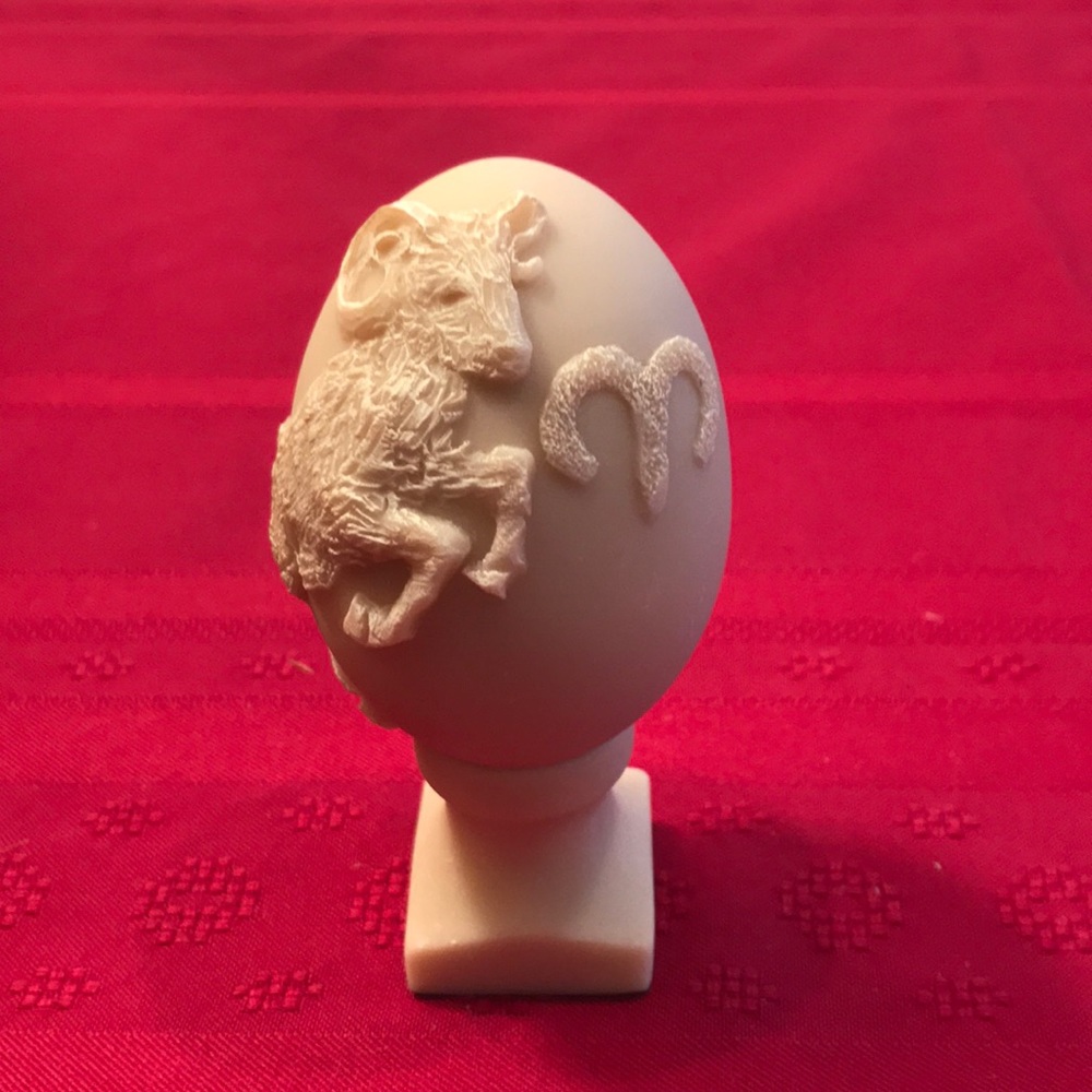 Eggcentrics Zodiac Aries Sculpture